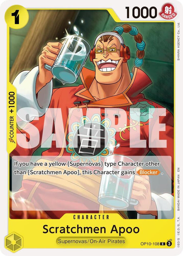 Scratchmen Apoo (Reprint) - OP10-108 - Common