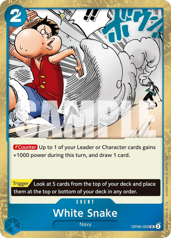 White Snake (Pirate Foil) - OP06-059 - Uncommon