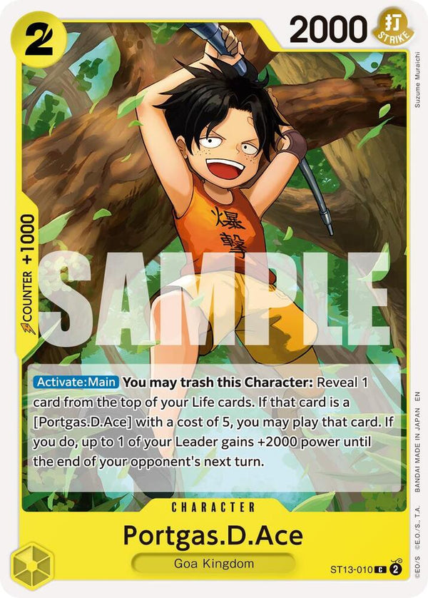 Portgas.D.Ace (Reprint) - ST13-010 - Common