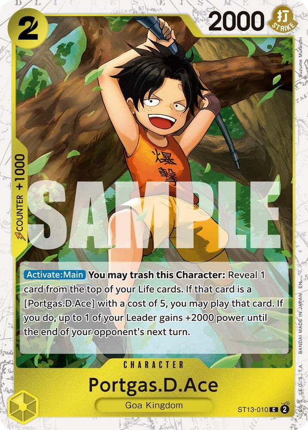 Portgas.D.Ace (Pirate Foil) - ST13-010 - Common