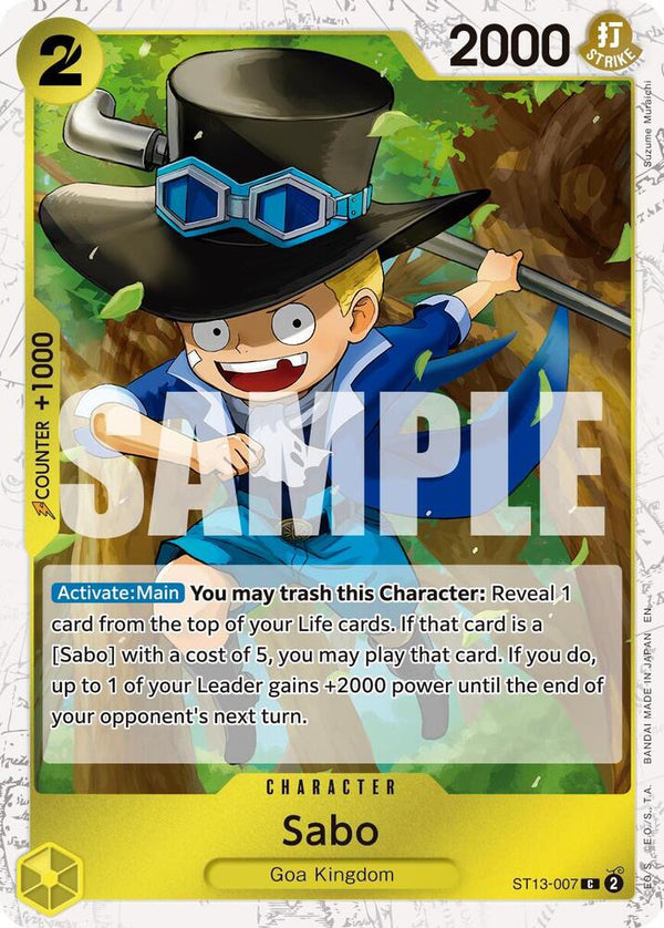 Sabo (Pirate Foil) - ST13-007 - Common