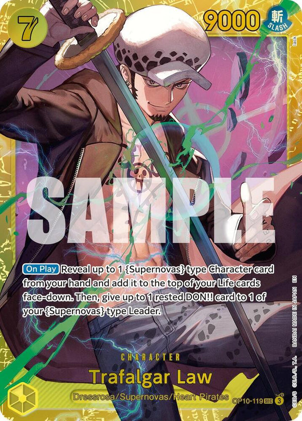 Trafalgar Law (Reprint) - OP10-119 - Secret Rare