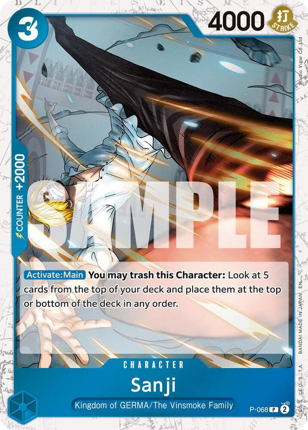 Sanji (Pirate Foil) - P-068 - Promo