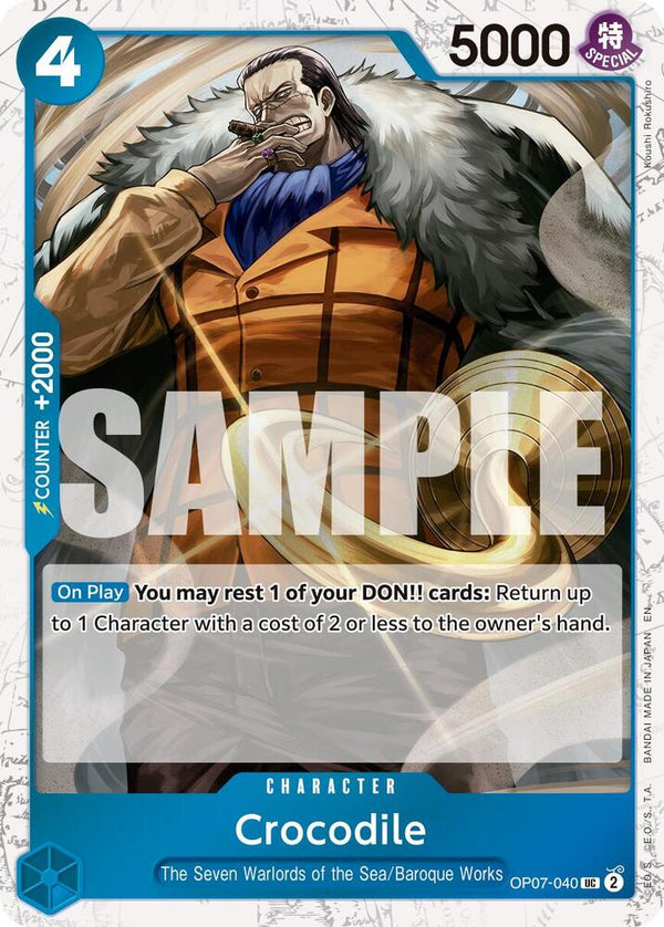 Crocodile (Pirate Foil) - OP07-040 - Uncommon