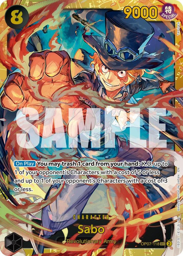 Sabo (Reprint) - OP07-118 - Secret Rare