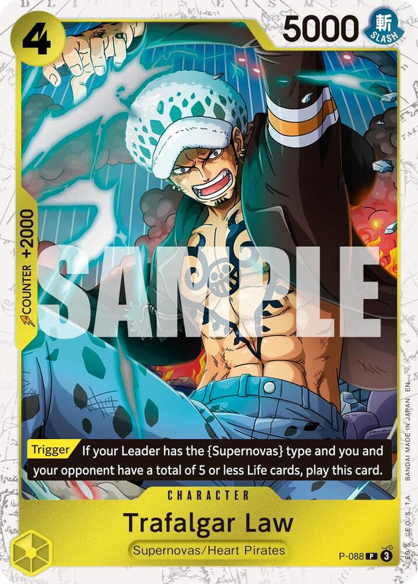 Trafalgar Law (Pirate Foil) - P-088 - Promo