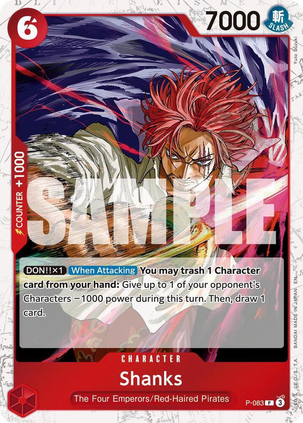 Shanks (Pirate Foil) - P-083 - Promo