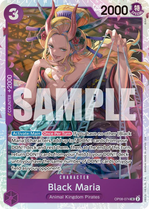 Black Maria (Reprint) - OP08-074 - Super Rare