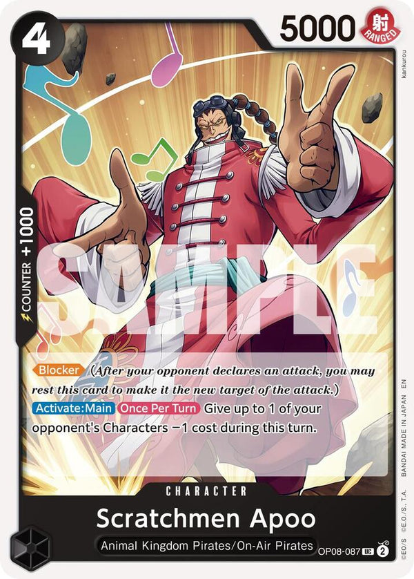 Scratchmen Apoo (Reprint) - OP08-087 - Uncommon