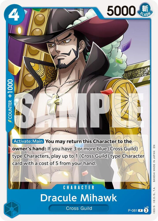 Dracule Mihawk (Reprint) - P-081 - Promo