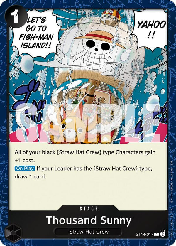Thousand Sunny (Pirate Foil) - ST14-017 - Common