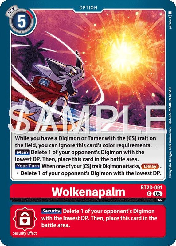 Wolkenapalm - BT23-091 - Common