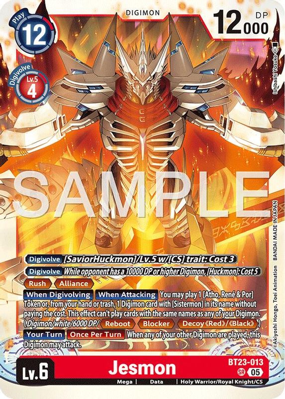 Jesmon - BT23-013 - Super Rare
