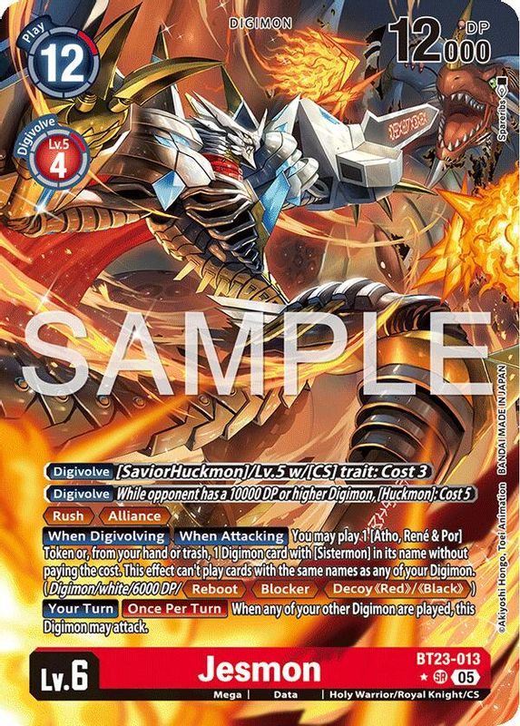 Jesmon (Alternate Art) - BT23-013 - Super Rare
