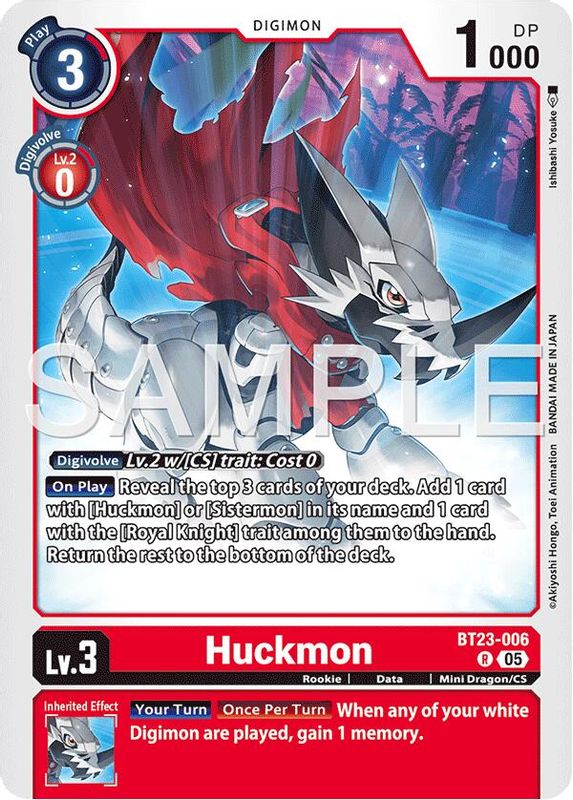 Huckmon - BT23-006 - Rare