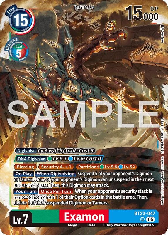 Examon - BT23-047SR - Super Rare