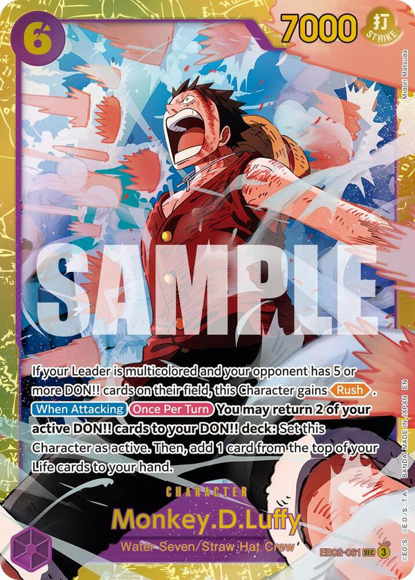 Monkey.D.Luffy (Reprint) - EB02-061 - Secret Rare
