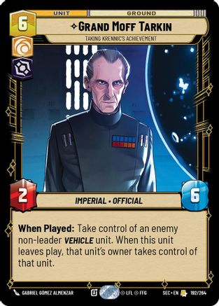 Grand Moff Tarkin - Taking Krennic's Achievement - 192/264 - Rare