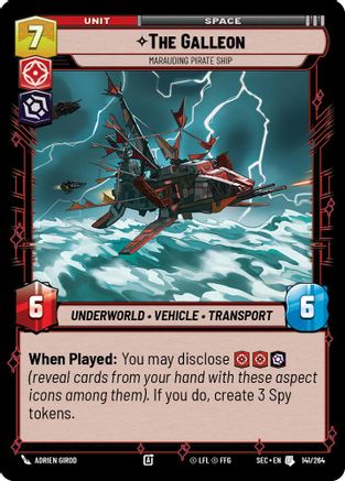 The Galleon - Marauding Pirate Ship - 141/264 - Uncommon