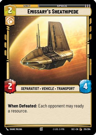 Emissary's Sheathipede - 215/264 - Common