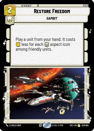 Restore Freedom - 257/264 - Rare