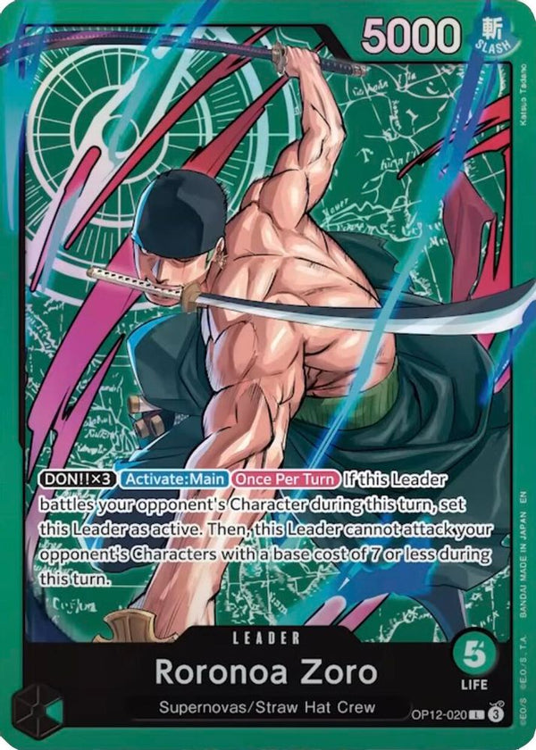 Roronoa Zoro (Zoro Deck) (LT-01 Reprint) - OP12-020 - Leader