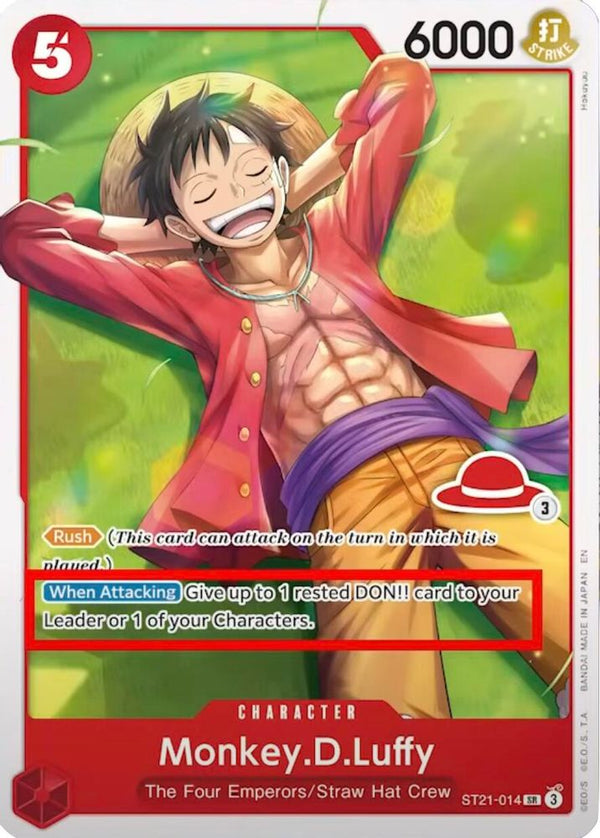 Monkey.D.Luffy (Luffy Deck) (LT-01 Reprint) - ST21-014 - Super Rare
