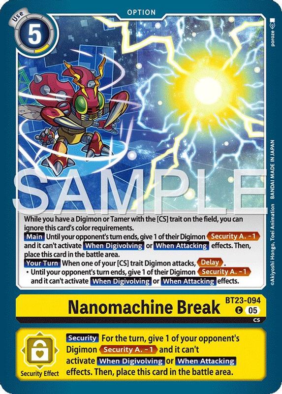 Nanomachine Break - BT23-094 - Common