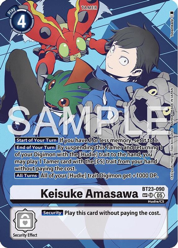 Keisuke Amasawa (SP) - BT23-090 - Super Rare