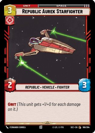 Republic Aurek Starfighter - 166/264 - Common