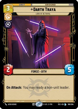 Darth Traya - Lord of Betrayal - 188/264 - Legendary
