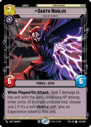 Darth Nihilus - Lord of Hunger - 244/264 - Legendary