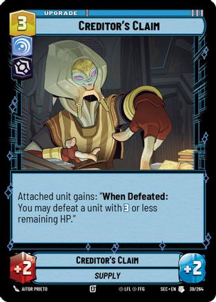 Creditor's Claim - 39/264 - Uncommon