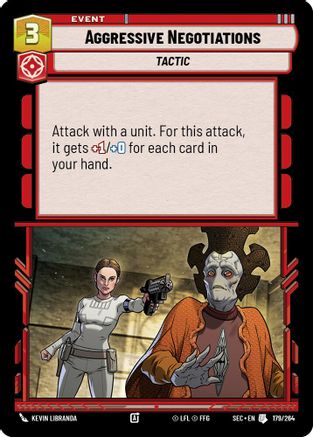 Aggressive Negotiations - 179/264 - Uncommon