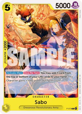 Sabo (Pirate Foil) - P-073 - Promo