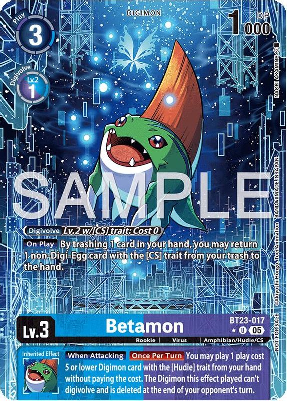 Betamon (Hacker's Slumber Box Promotion Pack) - BT23-017 - Uncommon