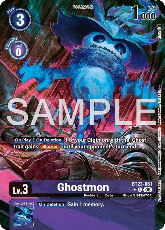 Ghostmon (Hacker's Slumber Box Promotion Pack) - BT23-061 - Common
