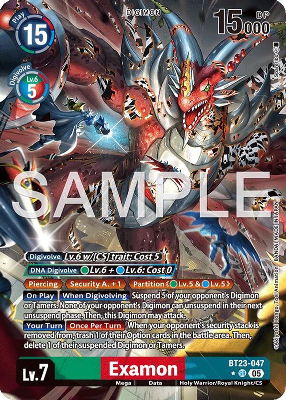 Examon (Alternate Art) - BT23-047SR - Super Rare