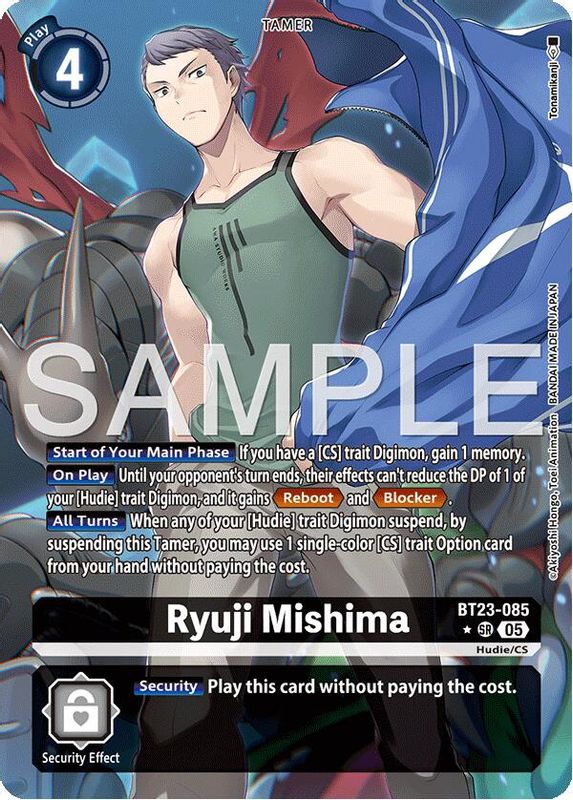 Ryuji Mishima (Alternate Art) - BT23-085 - Super Rare