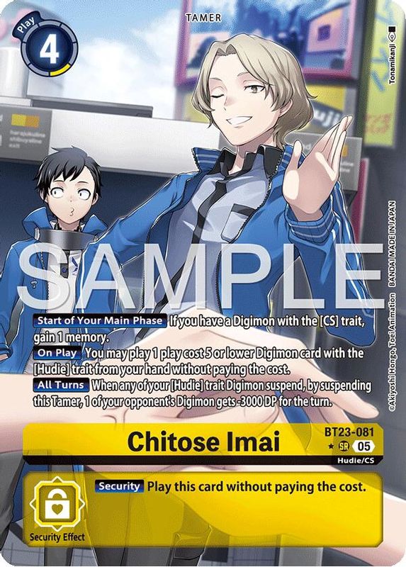 Chitose Imai (Alternate Art) - BT23-081 - Super Rare