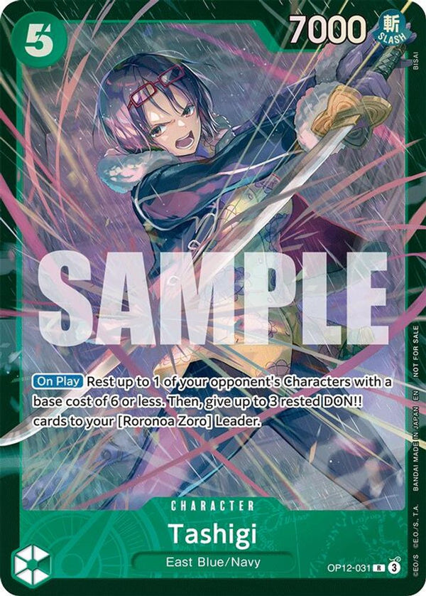 Tashigi (Store Treasure Cup 2025) - OP12-031 - Rare