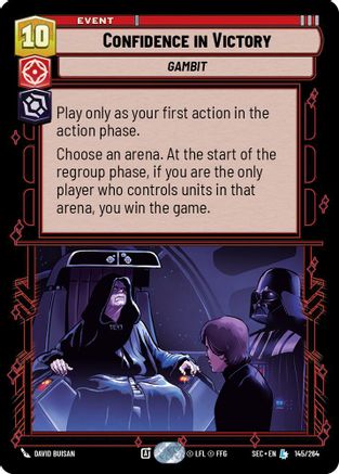 Confidence in Victory - 145/264 - Legendary
