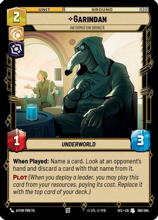 Garindan - Information Broker - 186/264 - Uncommon