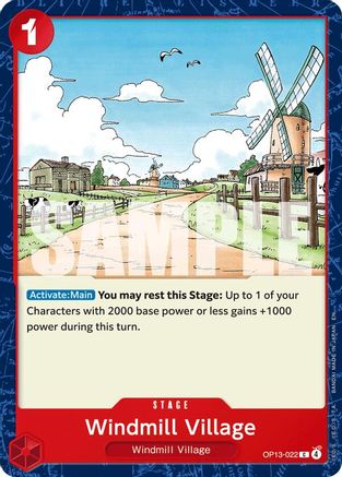 Windmill Village - OP13-022 - Common