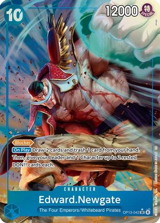 Edward.Newgate (Alternate Art) - OP13-042 - Super Rare