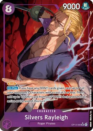 Silvers Rayleigh (Alternate Art) - OP13-066 - Super Rare