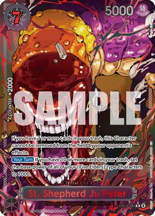 St. Shepherd Ju Peter (Red Alternate Art) - OP13-084 - Rare