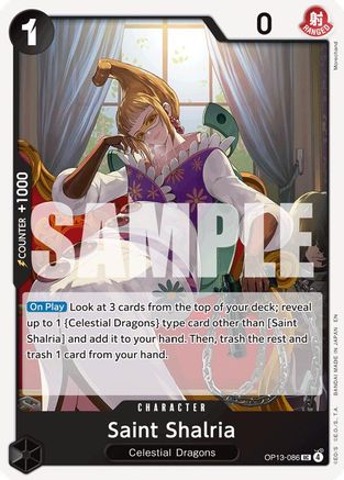 Saint Shalria - OP13-086 - Uncommon