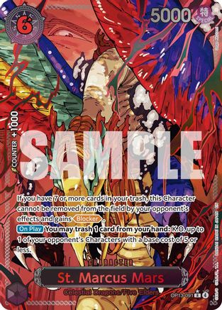 St. Marcus Mars (Red Alternate Art) - OP13-091 - Rare