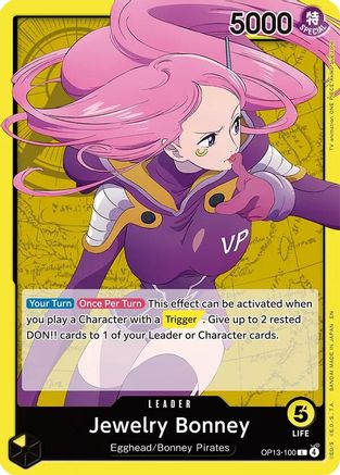Jewelry Bonney (100) - OP13-100 - Leader